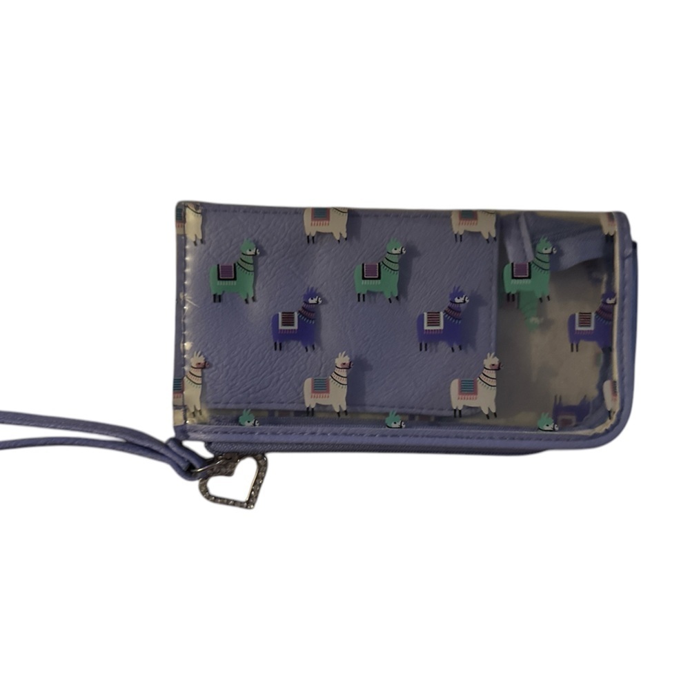 Cute transparent wrist wallet